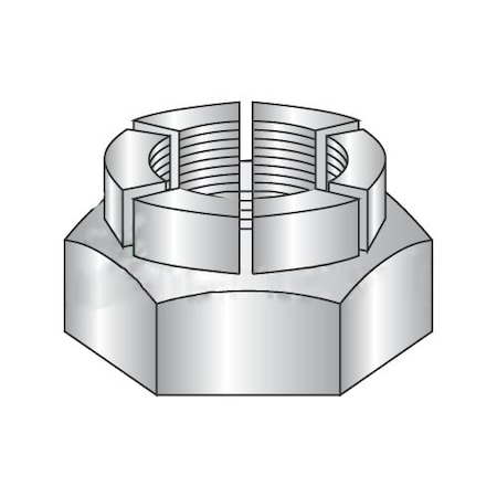 Newport Fasteners Flexible Top Lock Nut, 1/4"-20, 18-8 Stainless Steel, Not Graded, 250 PK 337342
